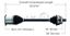 Picture of Audi A4 Left Front CV Shaft 04-08 8E0407451MX 